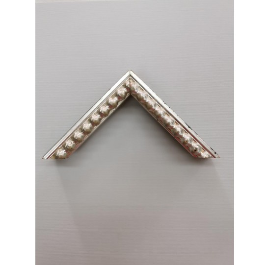 Silver Beaded Frame